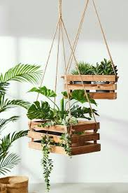 What About Wooden Hanging Plants Stay Tune With Me For More Such Ideas To Make Your Home Beautiful Wit House Plants Decor Plant Decor Hanging Planter Boxes