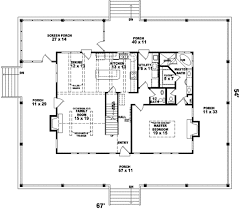Our house plans in the 2200 to 2300 square foot range offer ample space to work with. Farmhouse Style House Plan 3 Beds 2 5 Baths 2200 Sq Ft Plan 81 495 Houseplans Com