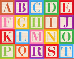 Wood block alphabet with transparent backgrounds / clipart / custom banner. Alphabet Block Png Etsy