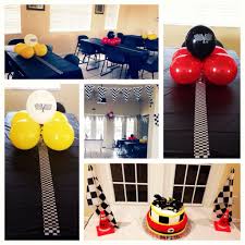 Homemade 50th Birthday Decorations For Her Pin By Wildalis Marie On Random Cars Birthday Parties Cars Theme Birthday Party Race Car Birthday Party