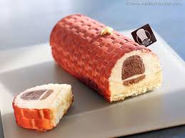 Buche De Noel Exotique Coco Chocolat Finition Velours Recette Buche De Noel Fruits Exotiques Buche De Noel Exotique