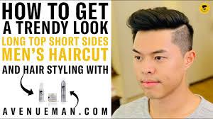Men's hair, haircuts, fade haircuts, short, medium, long, buzzed, side part, long top, short sides, hair style, hairstyle, haircut, hair color, slick back, men's hair trends, disconnected, undercut, pompadour, quaff, shaved, hard part, high and tight, mohawk, trends, nape shaved, hair art, comb. Long Top Short Sides Men S Haircut And Hair Styling Tutorial With Avenue Man Hair Products Youtube
