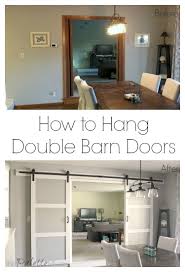 What I Wish I D Known About Double Barn Doors Double Barn Doors Barn Door Installation Hanging Barn Doors