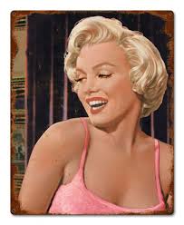 Marilyn's Call Vintage Metal Sign 16 x 20 Inches