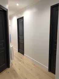 Porte Noir Couloir Peinture De Portes Interieures Deco Porte Interieure Idee Deco Couloir