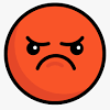 Use this emoji emoticon sad face svg for crafts or your graphic designs! 1