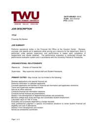 They might also provide investment, tax, and insurance advice. Fillable Online Twu Financial Aid Advisor Texas Woman 39 S University Twu Fax Email Print Pdffiller