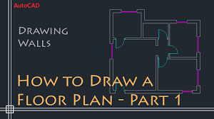 Autocad 2D Basics - Tutorial To Draw A Simple Floor Plan (Fast And  Efective!) Part 1 - Youtube
