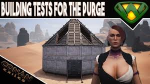 At the start of the game, your character is dumped. Building Tests For The Purge Conan Exiles Youtube