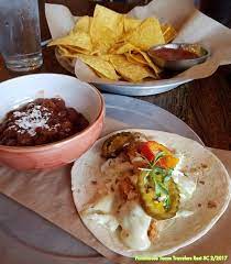 Maybe you would like to learn more about one of these? Fish Taco With Camp Fire Pintos Picture Of Farmhouse Tacos Travelers Rest Tripadvisor