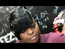 Quick Weave 28piece And Tara 4 6 8 Youtube Quick Weave Hairstyles Weave Hairstyles Short Curly Quick Weave Styles