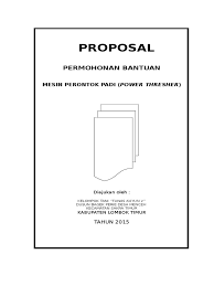 Check spelling or type a new query. Contoh Proposal Bantuan Mesin Combine Lukisan