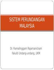 Badan perundangan di malaysia boleh dibahagi kepada 2 : Sistem Perundangan Malaysia Sistem Perundangan Malaysia Dr Ramalinggam Rajamanickam Fakulti Undang Undang Ukm Apa Itu Undang Undang Sir John Course Hero