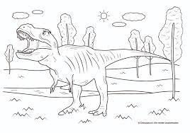 Het waren reusachtige grote dieren (vandaar ook de betekenis reuzenhagedis) die leefden op het land. Dinosaurus Kleurplaat Tyrannosaurus Rex Dinosaurus Nl