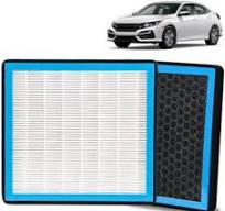 CF11182 Cabin Air Filter Compatible with Honda Civic CR-V Odyssey Fit Acura  RDX Selected Vehicles Replaces #80291T5RA01/80291TF0405 Car AC Cabon Air ...