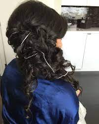 Wedding Hair Bridal Hair Indian Reception Hair Style Long Hair Extensions Medium Hair Styles Hair Styles Indian Wedding Hairstyles