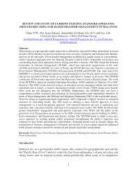Military police at the abu ghraib prison in late 2003. Pdf Review And Study Of Current Existing Standard Operating Procedures Sops For Flood Disaster Management In Malaysia