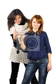 Charmant coole bilder von mädchen fotos. Zwei Schone Posiert Coole Madchen Leinwandbilder Bilder Schone 20s 2 Myloview De