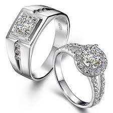 Couple Engagement Or Wedding Rings And Bands Engagement Rings Couple Couples Ring Set Couple Wedding Rings