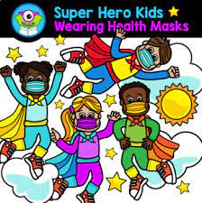 Maybe you would like to learn more about one of these? Superheroes Wearing Face Masks Clipart Covid 19 Distance Learning