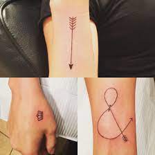 The Ampersand Stands For Another Idea New Beginning Instead Of A Period Ending I Have A New Start The Arrow At The Ends Tattoos Friend Tattoos Future Tattoos
