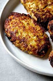 Think of it as a fish burger. Kotlet Persian Meat And Potato Patties Proportional Plate