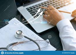 Healthcare Business Graph And Medical Examination And