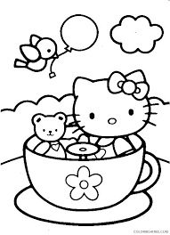 Yet 2010s girls adore hello kitty ! Hello Kitty Coloring Pages For Kids Coloring4free Coloring4free Com