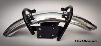 Flatracer Bmw R2v Airhead Fork Brace Kit With Short 4 5 S S Front Mudguard Modified To Fit Bmw Monolever Models Www Flatracer Bmw Cafe Racer Bmw Cafe Racer
