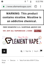 Element Vape Coupon Code Alert 10 Off All Vaporesso Vaping