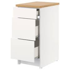 Casserolier petite profondeur / idees recues pour petite. Knoxhult Element Bas Avec Tiroirs Blanc Ikea