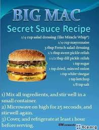 Secret Sauce Recipe In Moderation Lol Secret Sauce Recipe Mac Sauce Recipe Recipes