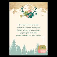 Exemples de texte remerciement mariage. Carte Remerciements Mariage A La Montagne