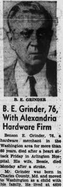 Benson Eugene Grinder (1884-1961)