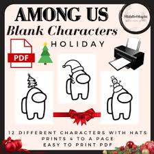 Among us animals animated tv series anime manga brawl stars cartoons celebrities christmas coloring pages by age coloring pages for boys coloring pages for girls disney dolls dragons drawing lessons fantasy. Among Us Christmas Holiday Character Pages Coloring Printable Pdf