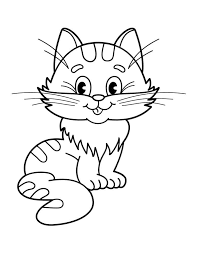 Nastya dan ayah membeli mainan untuk. Gambar Kucing Untuk Diwarnai Bisa Diprint Fanicat