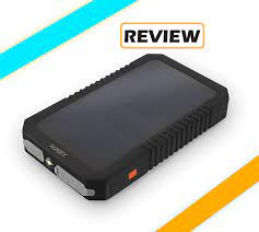 Check the power bank's input voltage and current throughput. Review Aukey Pb P8 12 000 Mah Dual Usb Port Solar Power Bank