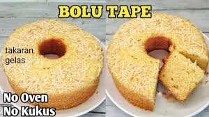 Kue ubi takaran gelas tanpa telur : Bolu Tape Singkong Takaran Gelas Tanpa Oven Hasilnya Super Lembut Youtube