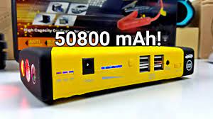 Harga power bank jumper kereta. 50800mah Jump Starter Amazing Power Bank For All Uses Youtube