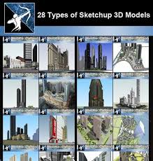 Best 28 Types Of Residential And Business Building Sketchup 3d Models Collection Recommanded Sketchup Model 3d Design Software 3d Model