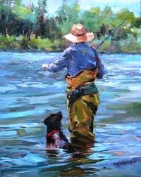 Pin By Hendrina Paulina On Rybalka Fly Fishing Art Original Art Painting Fly Fishing