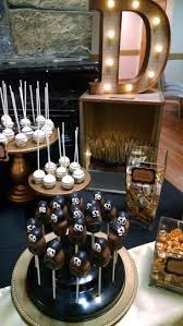 50th Birthday Themes For Men Jack Daniels Dessert Table Surprise 50th Birthday Party 50th Birthday Party Decorations 40th Birthday Party Men