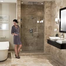 Conjunto karon circle structure grey stone 80 cm x 49 cm x 86 cm. Carrelage Salle De Bain En Pierre Naturelle De Travertin