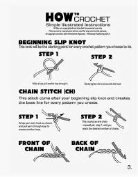 In slip stitch crochet we make stitches using only one of the loops. F R E E P R I N T A B L E C R O C H E T S T I T C H G U I D E Zonealarm Results