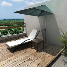 Balkon Sonnenschirm Balkon Sonnenschutz Gartenschirm Patio Schirm 2 28 X 1 34m