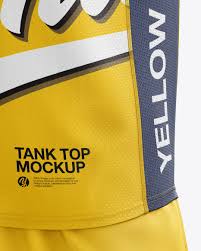 Download Men S Running Kit Mockup Half Side View In Apparel Mockups On Yellow Images Object Mockups