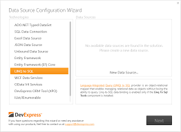 Get guidance for specific issues. Binding To Linq To Sql Classes Winforms Controls Devexpress Documentation