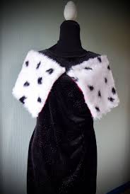Black And White Fur Coat Cruella Deville Your Place To Buy And Sell All Things Handmade Cruella De Vil Fancy Dress Fancy Dress Costumes Dalmatian Print
