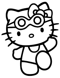 See the presented collection for drink coloring. Cute Hello Kitty Drinking Water Coloring Page Free Printable Coloring Home
