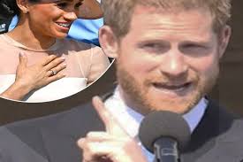 Meghan Markle left giggling as Prince Harry appears to get stung by a BEE  during their first public appearance since wedding